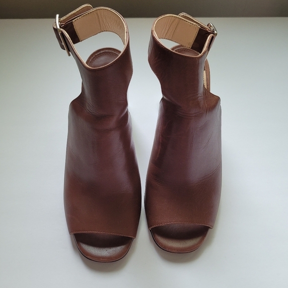 PRADA Leather Sandals Brown sz 36 EU - Picture 2 of 16